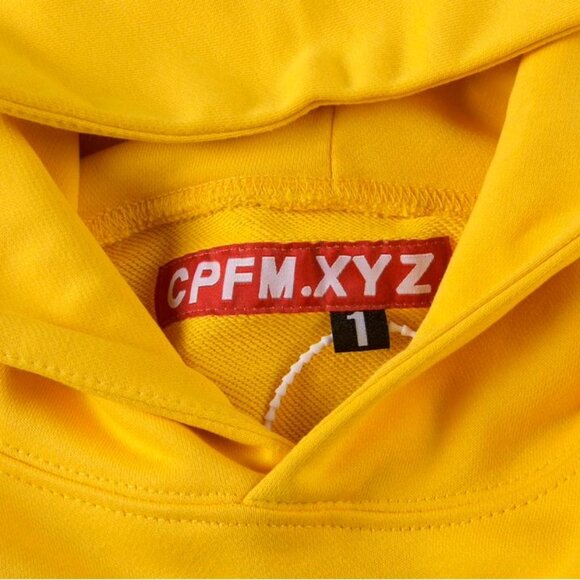 CPFM.XYZ 3d Printed Hooded Sweatshirt Yellow - Picture 7 of 9